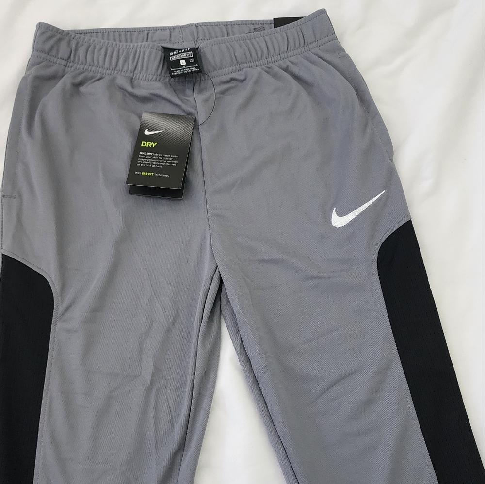 3 for $45 Nike Boys Dri-Fit Standard Fit Training Pants(L)- Gray